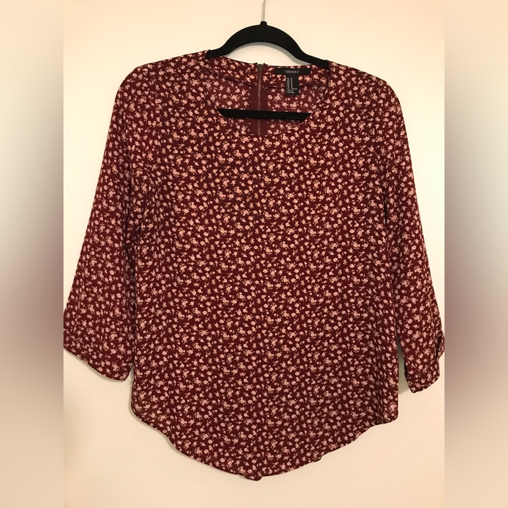 Forever 21 Floral Blouse